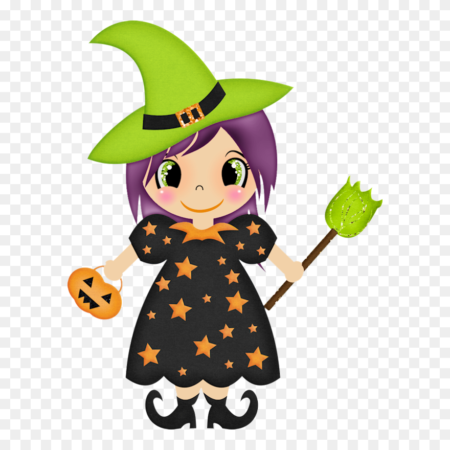 Frozen Clipart Halloween - Witch Clipart - Png Download