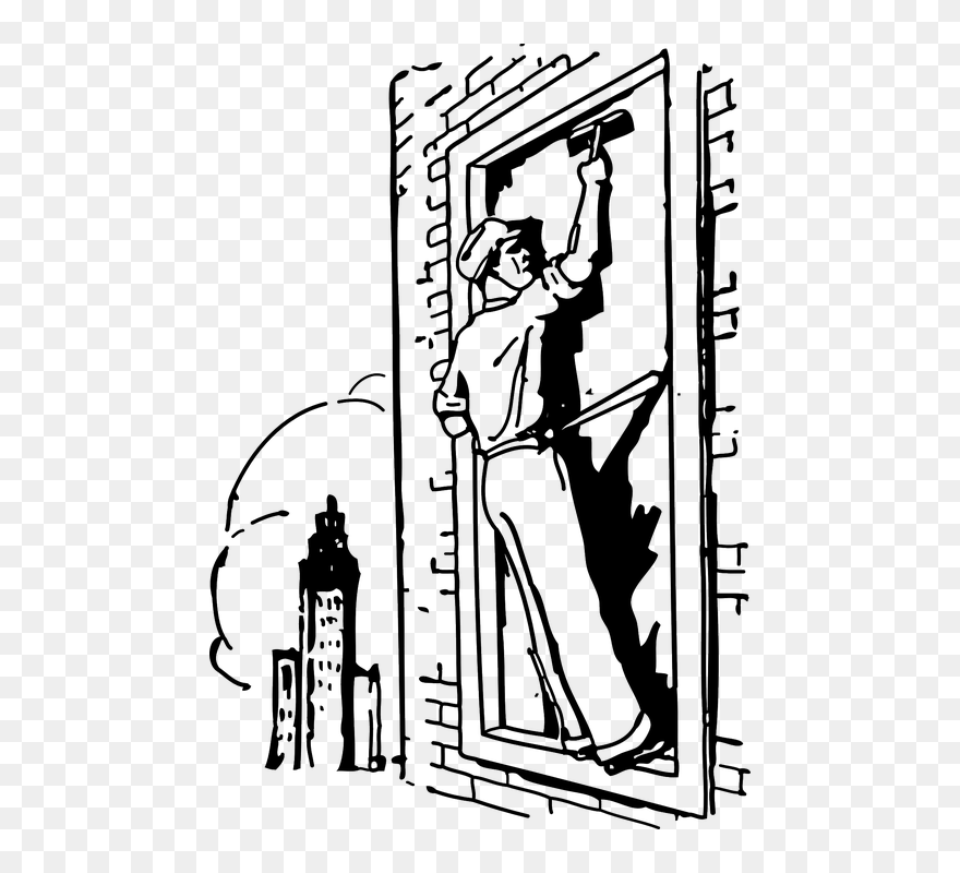 Clean Clipart Glass Cleaning - Limpieza De Vidrios - Png Download