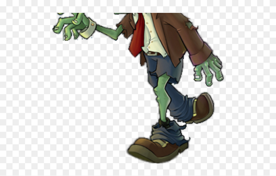 Free Zombie Clipart - Plants Vs Zombies Zombie - Png Download