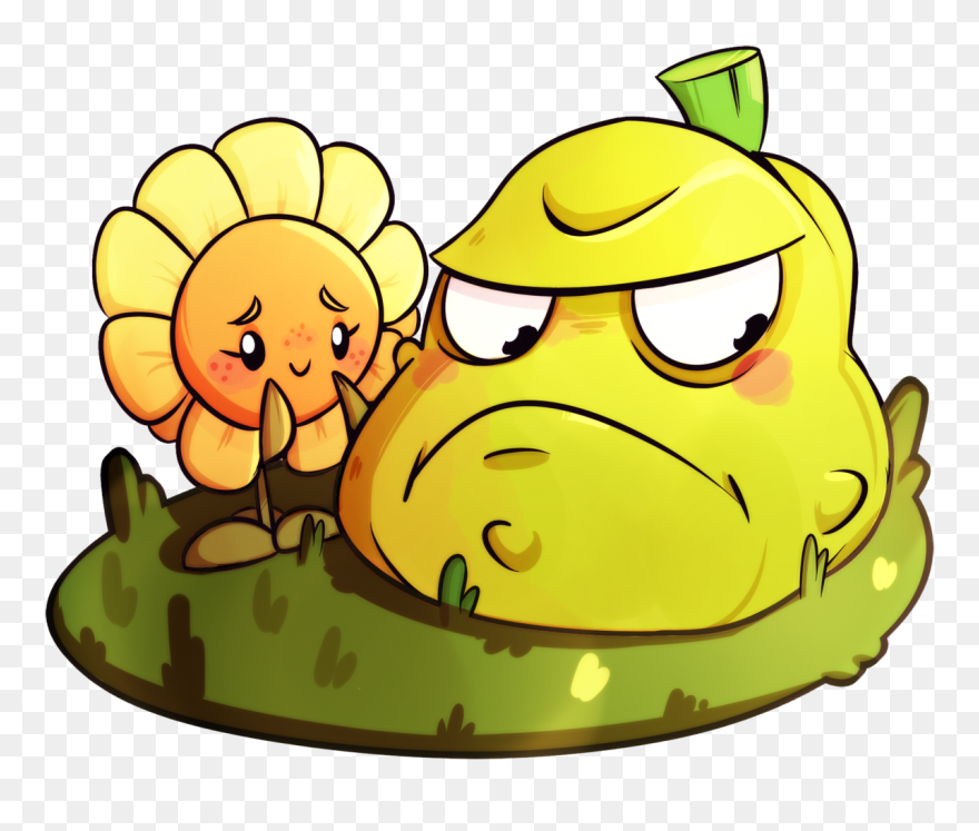Sunflower X Squash By Call Me Fantasy - Plant Vs Zombie Squash Clipart
