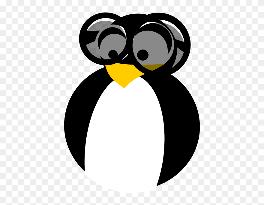 Smart Tux - Smart Penguin Clipart