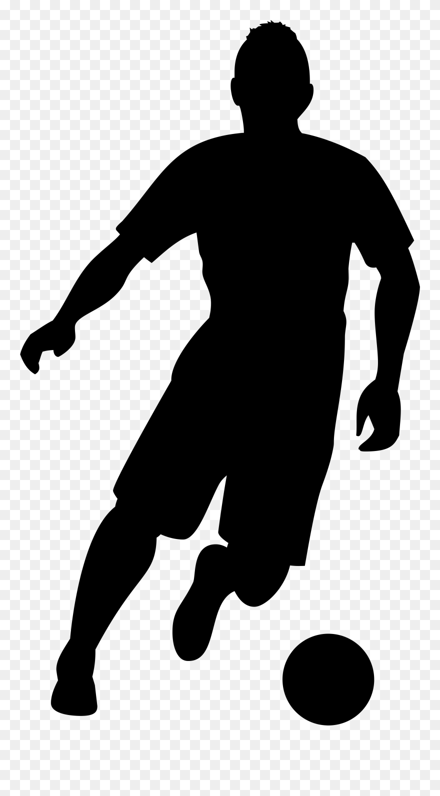 American Football Football Player Silhouette Clip Art - Transparent Football Silhouette Png