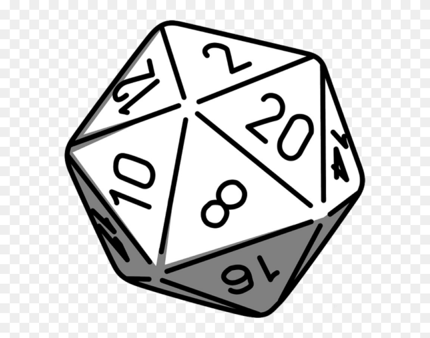Dungeons And Dragons D20 Dice Clipart