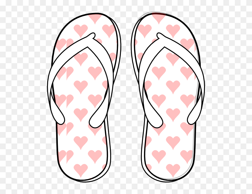 Flip Flop Clip Art - 3d Flip Flop Drawing - Png Download