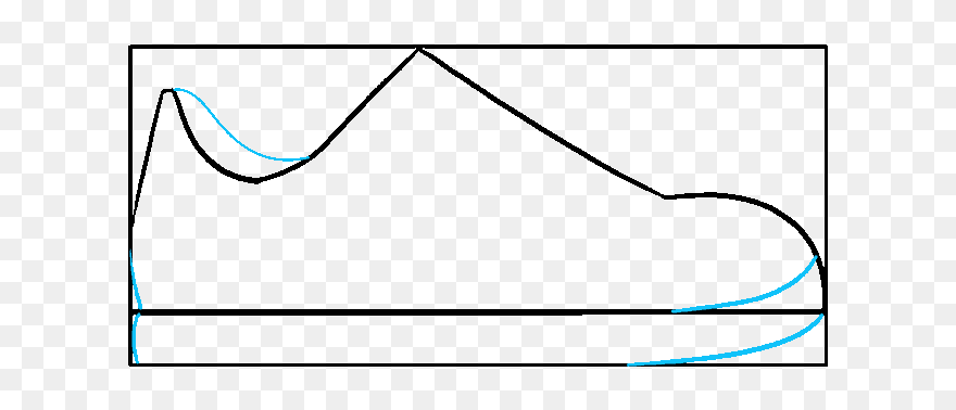 How To Draw Shoe - Easy Draw Shoes Clipart