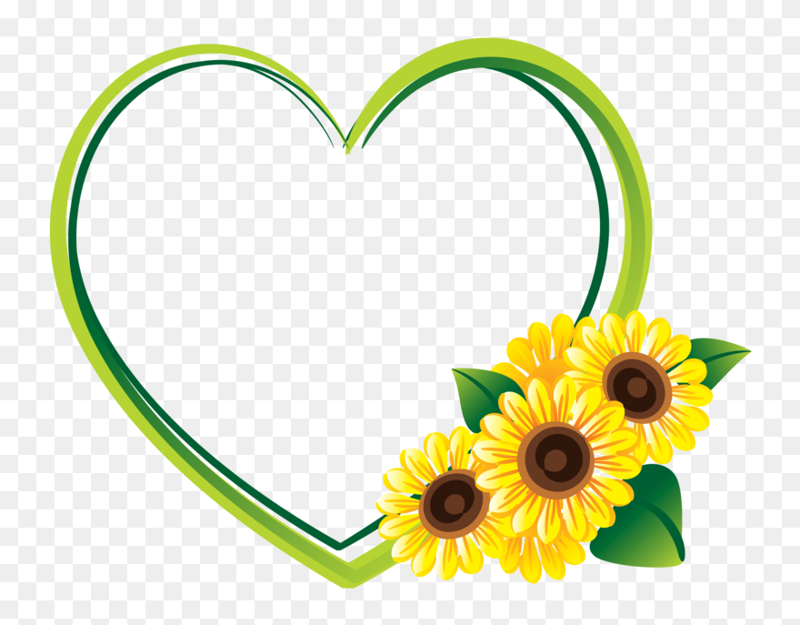 Transparent Sunflower In Mason Jar Clipart - Sunflower Borders - Png Download