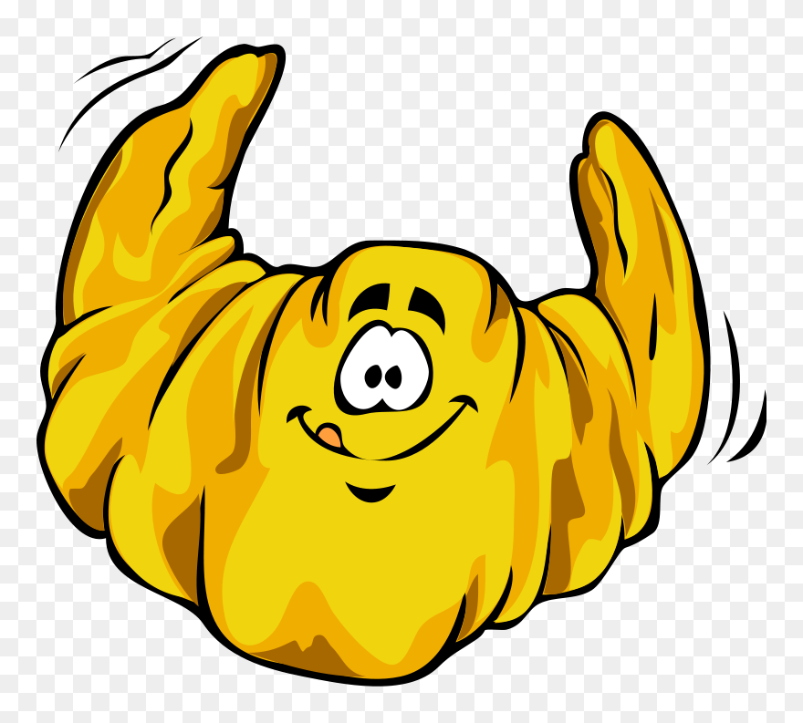 Baked Clip Art Download - Croissant Clip Art - Png Download