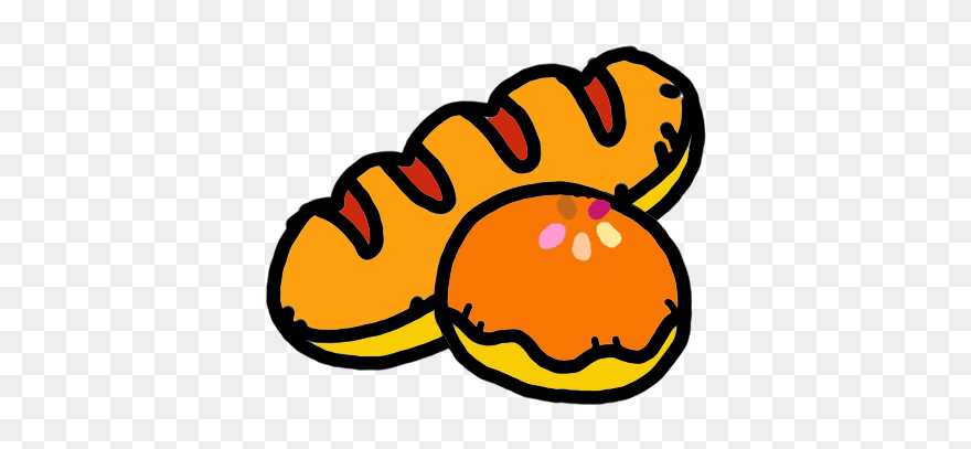 Bread Bun Easy Drawing Clipart