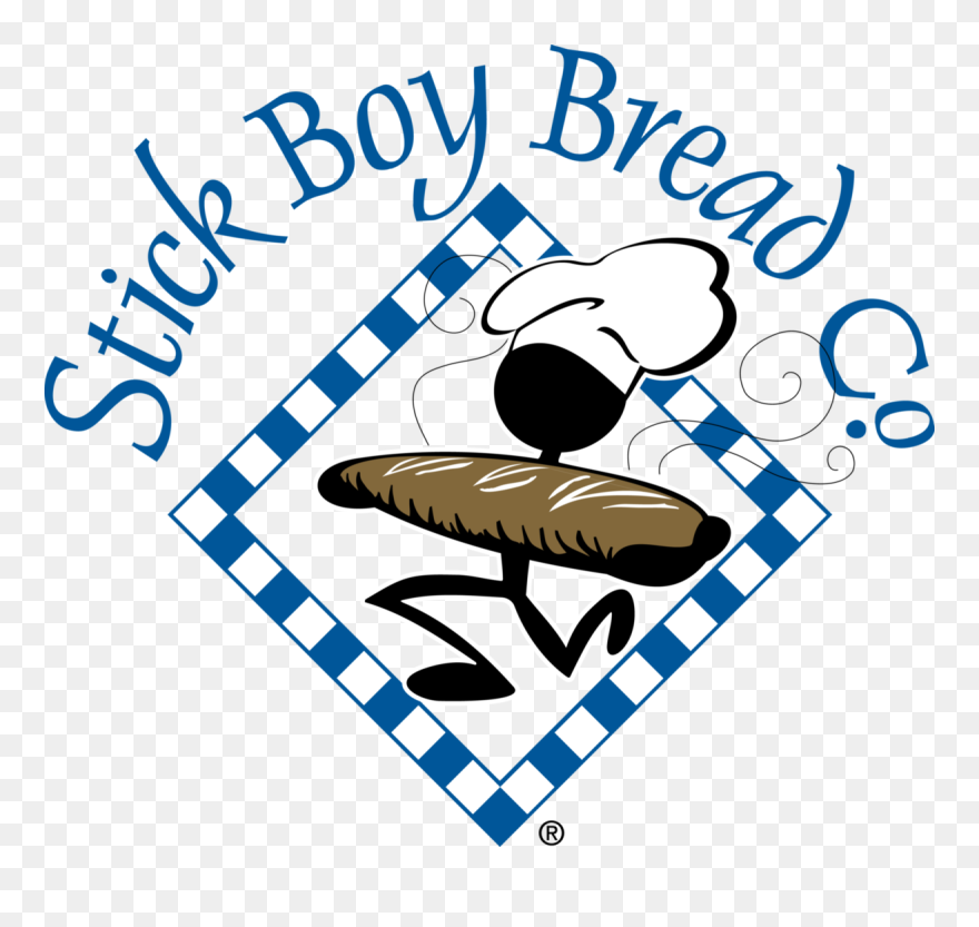 Stick Boy Bread Logo Clipart