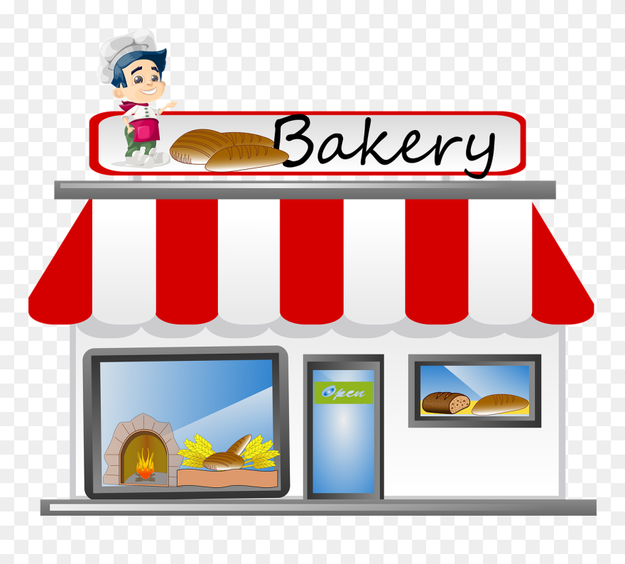 Bakery Bread Shop Free Photo - Bakery Clipart Png Transparent Png