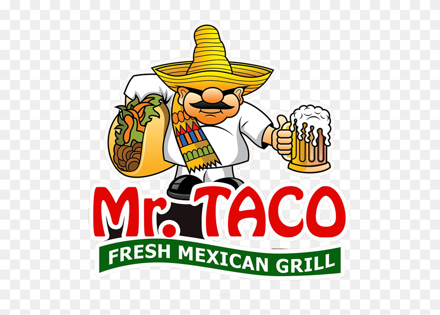 Taco - Mr Taco Logo Clipart