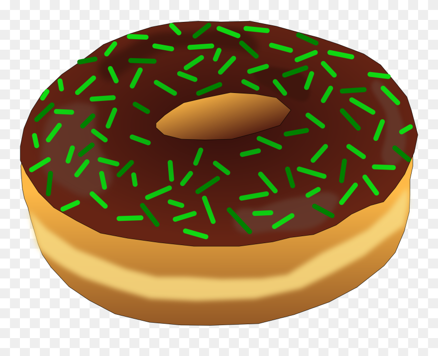 Donut Icons Png Free - Donut Brown Clipart