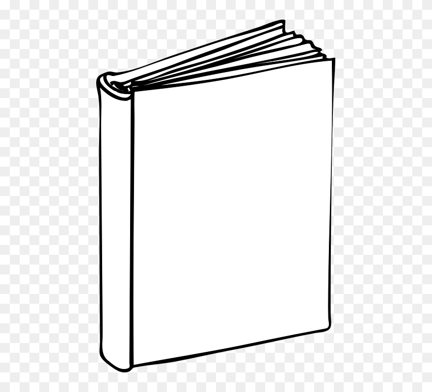 Blank Book Cover Clipart - Png Download