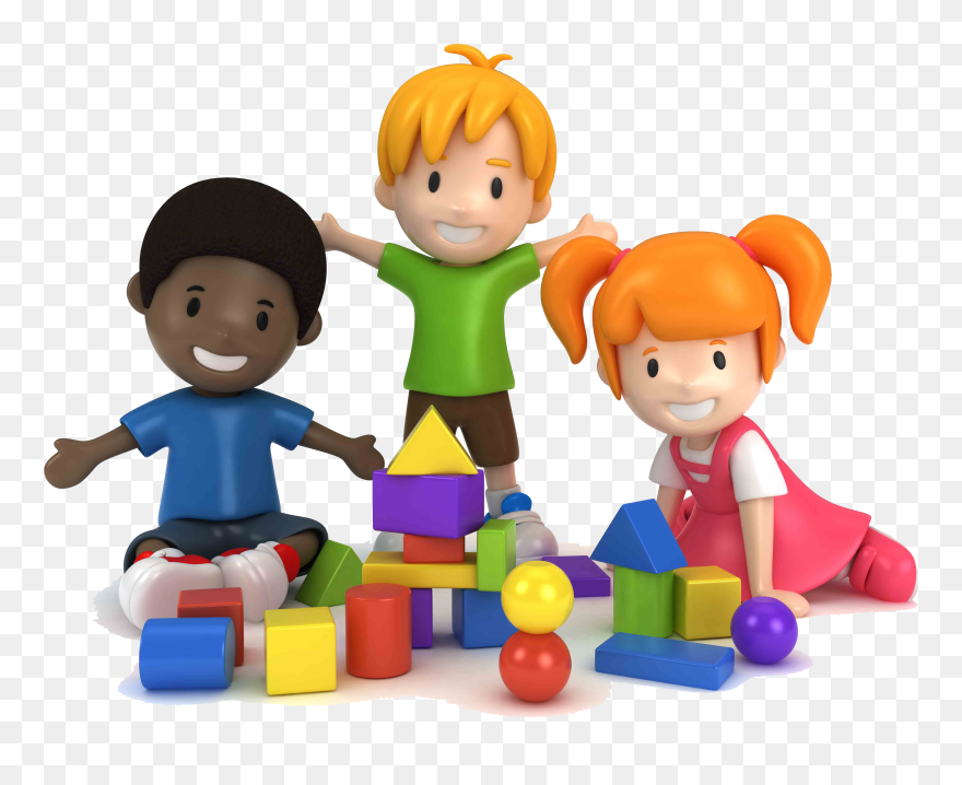 Kids Playing With Legos Clipart Crafts And Arts - Children Playing Lego Clipart - Png Download