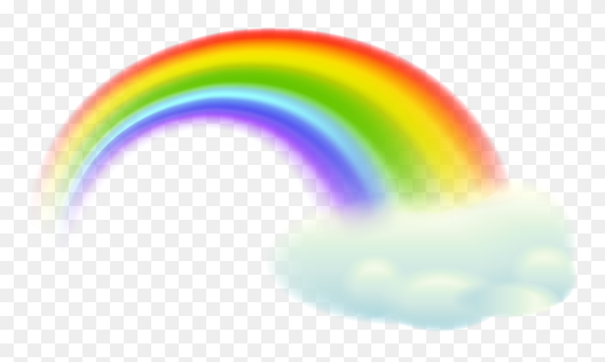 Transparent Rainbow Png - Circle Clipart