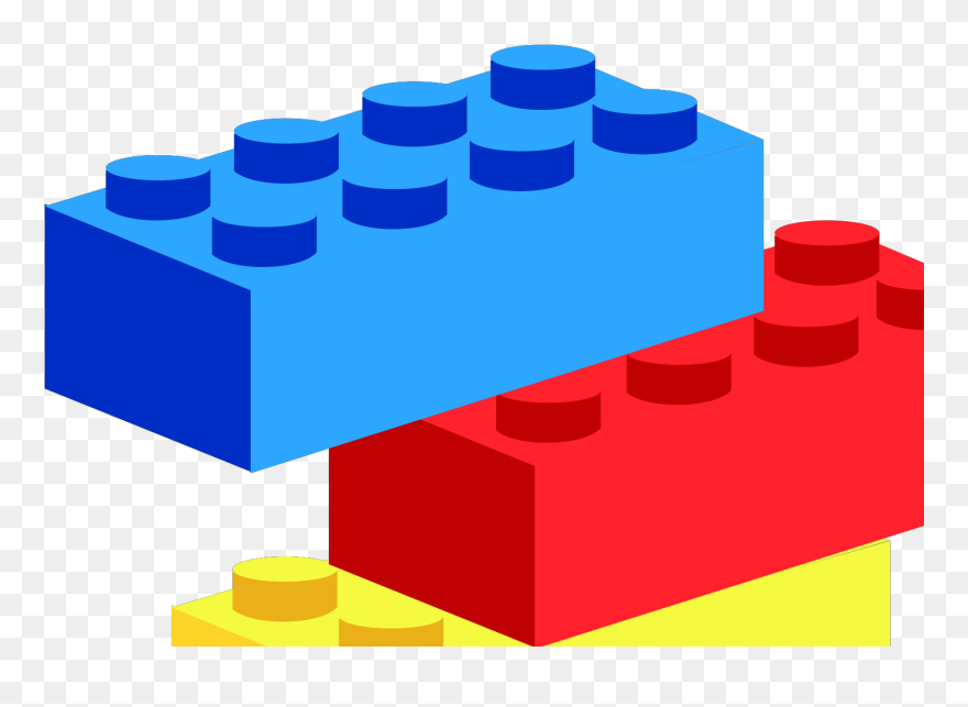 Blue Lego Clipart - Png Download