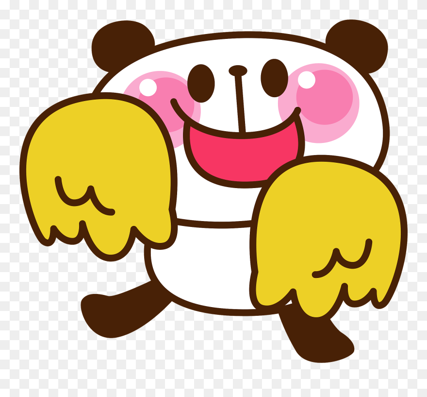 Giant Panda Cheerleader Clipart - Panda Cheerleader Clipart - Png Download