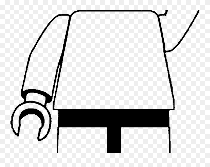 Lego Clipart Black And White Free Download Best Lego - Lego Man Clipart Black And White - Png Download