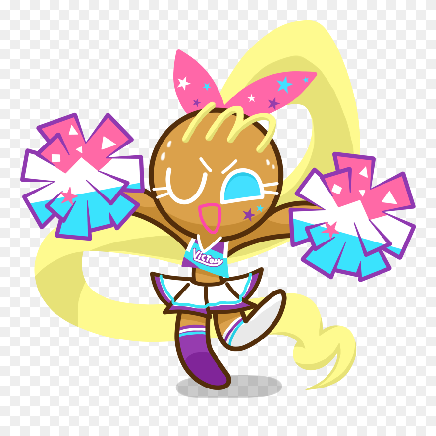 Transparent Animated Cheerleader Clipart - Png Download