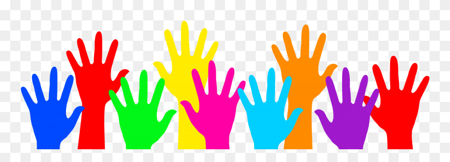 Colorful Hands Png Transparent Clipart