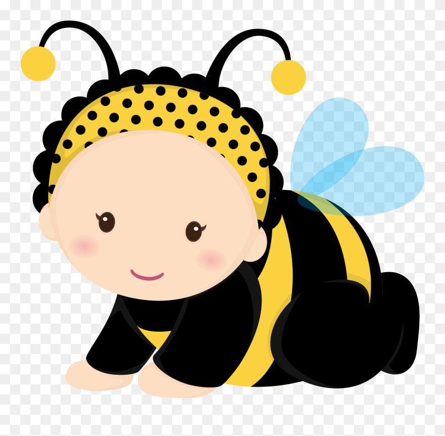 Bumble Bee Baby Clip Art - Png Download