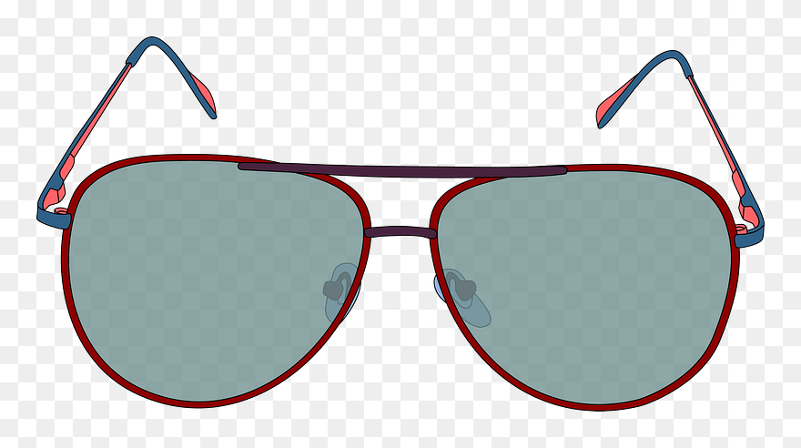 Color Frame Sunglasses 2015070222 Clipart - Transparent Background Chasma Png