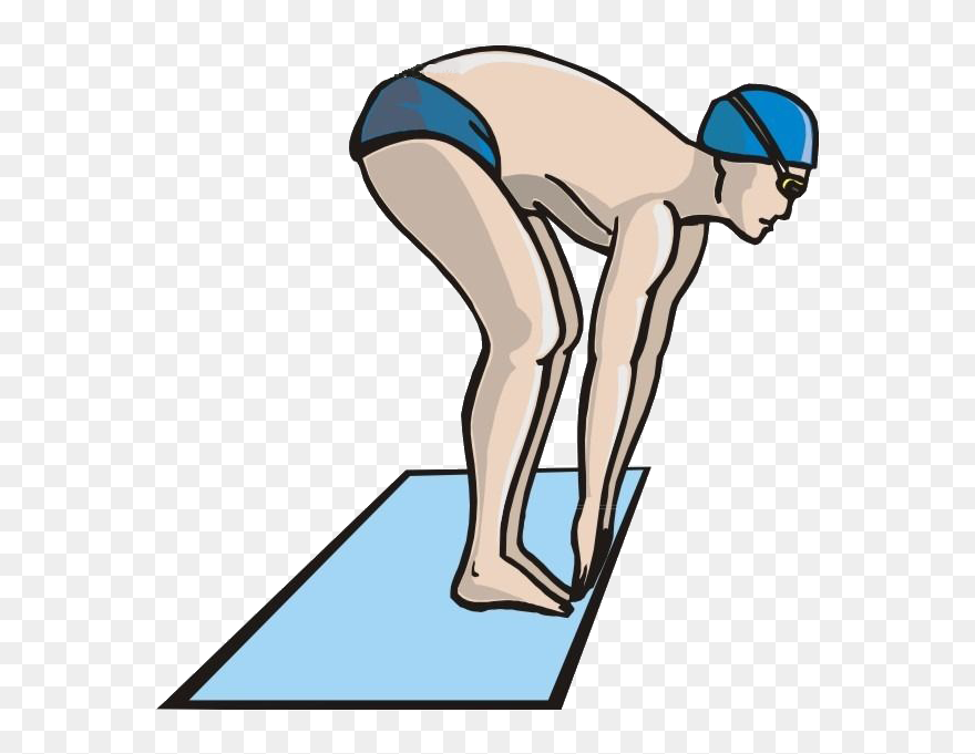 Olympic Games Clipart Olympic Swimmer - Swim Team Clip Art - Png Download