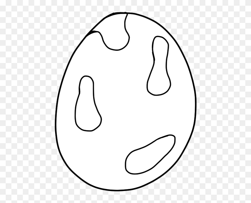 Clip Art By Carrie Teaching First - Dinosaur Eggs Coloring Pages - Png Download