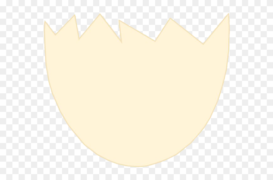 Plain Cracked Easter Egg Transparent Background Clipart