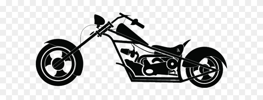 Chopper Motorcycle Silhouette Png Clipart