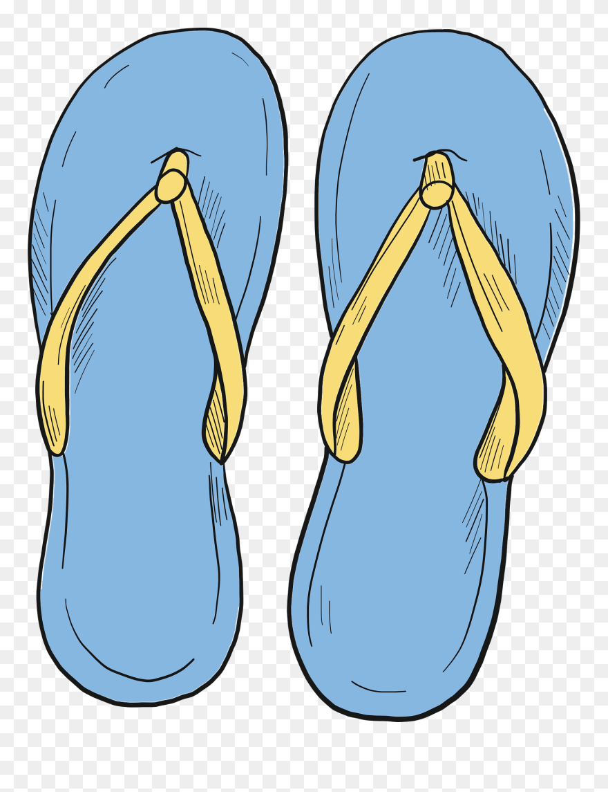 Flip Flop Clipart - Png Download