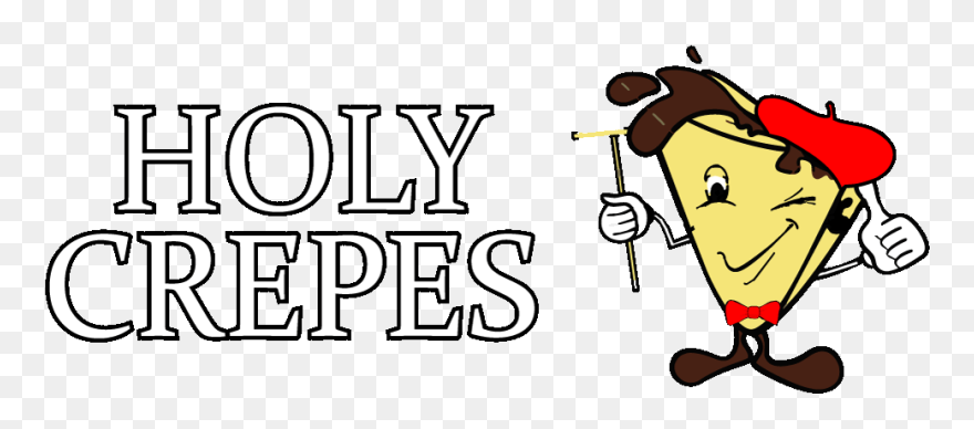 Welcome To The Holy Crepes Food Truck - Cartoon Clipart