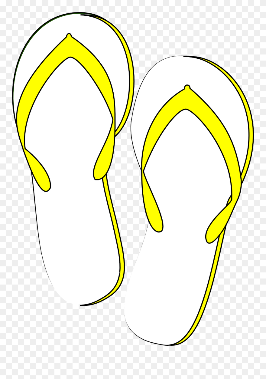 Gambar Sandal Jepit Animasi Clipart