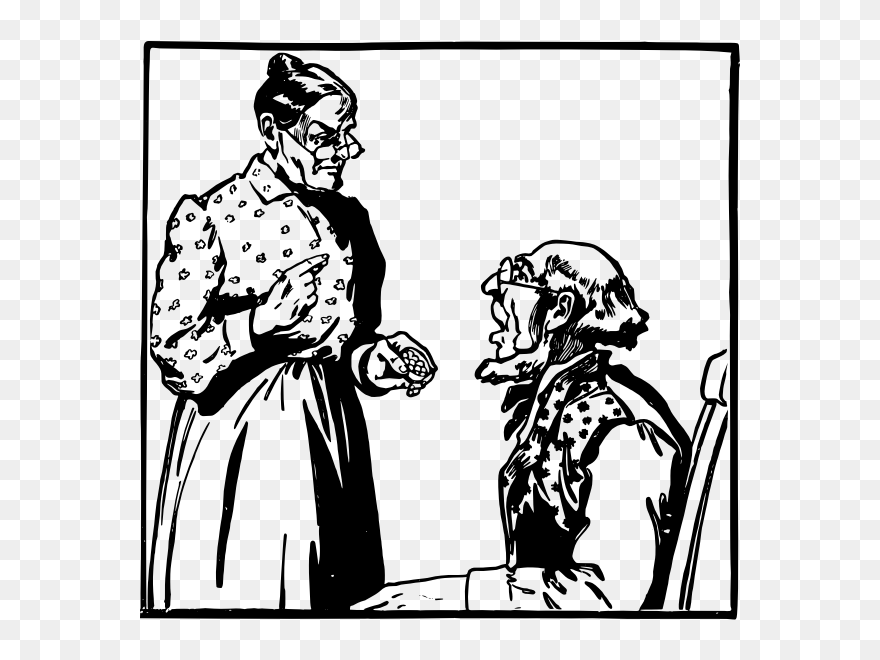 Angry Wife - Clip Art - Png Download