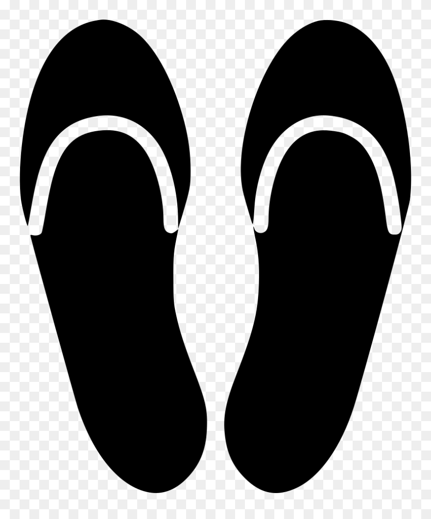 Transparent Lady Slipper Clipart - Flip-flops - Png Download