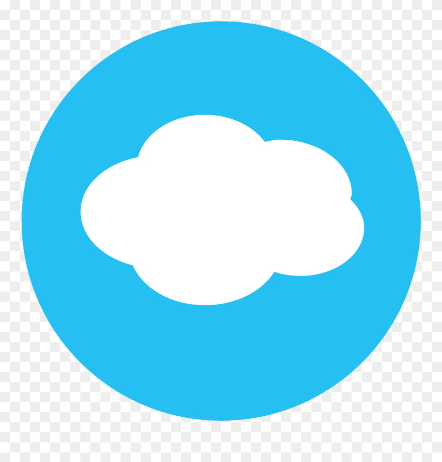 Snowflake Cloud Clipart Png Royalty Free Library Snowflake - Twitter Circle Icon Png Transparent Png