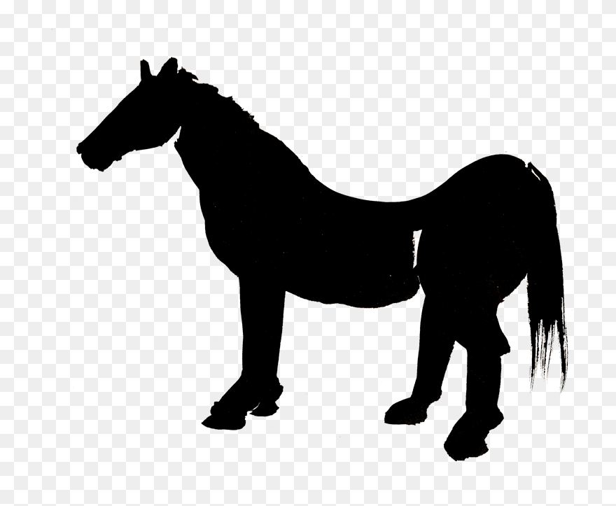 Sway Back Horse Welcome Friend - American Pygmy Clipart