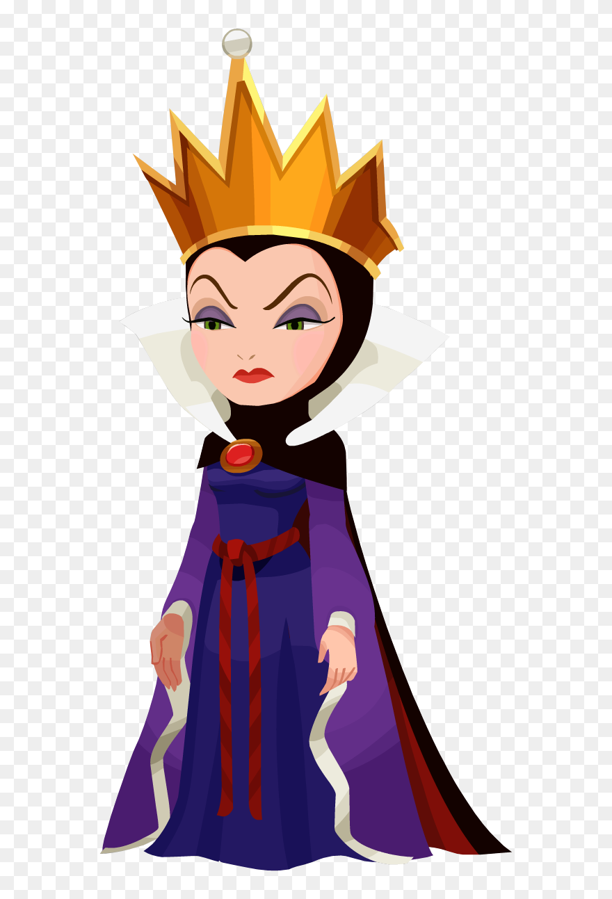 Evil Queen Snow White Clip Art - Transparent Background Queen Clipart - Png Download