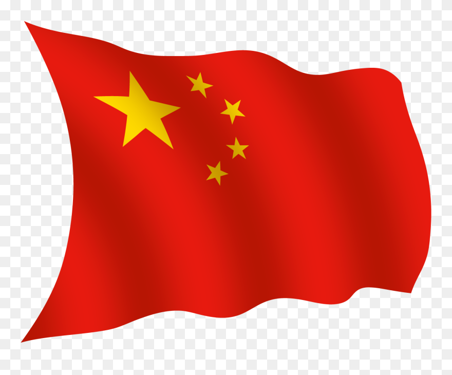 Flag Of China Clip Art - China Flag Vector - Png Download