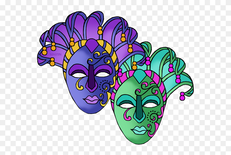 Mardi Gras Masks - Masks Clipart