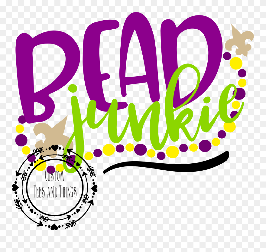 Mardi Pattern Gras Bead Party Holiday Clipart - Shrove Tuesday - Png Download