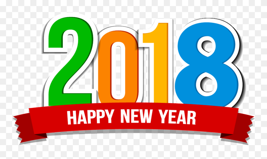 February Clipart Happy New - Png Download