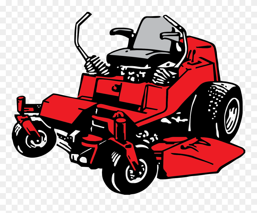 John Deere Tractor Clipart - Riding Lawn Mower Clip Art - Png Download