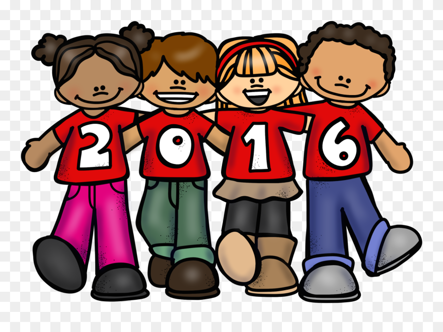 Happy New Year Clipart Child - Happy New Year Kids Clipart - Png Download