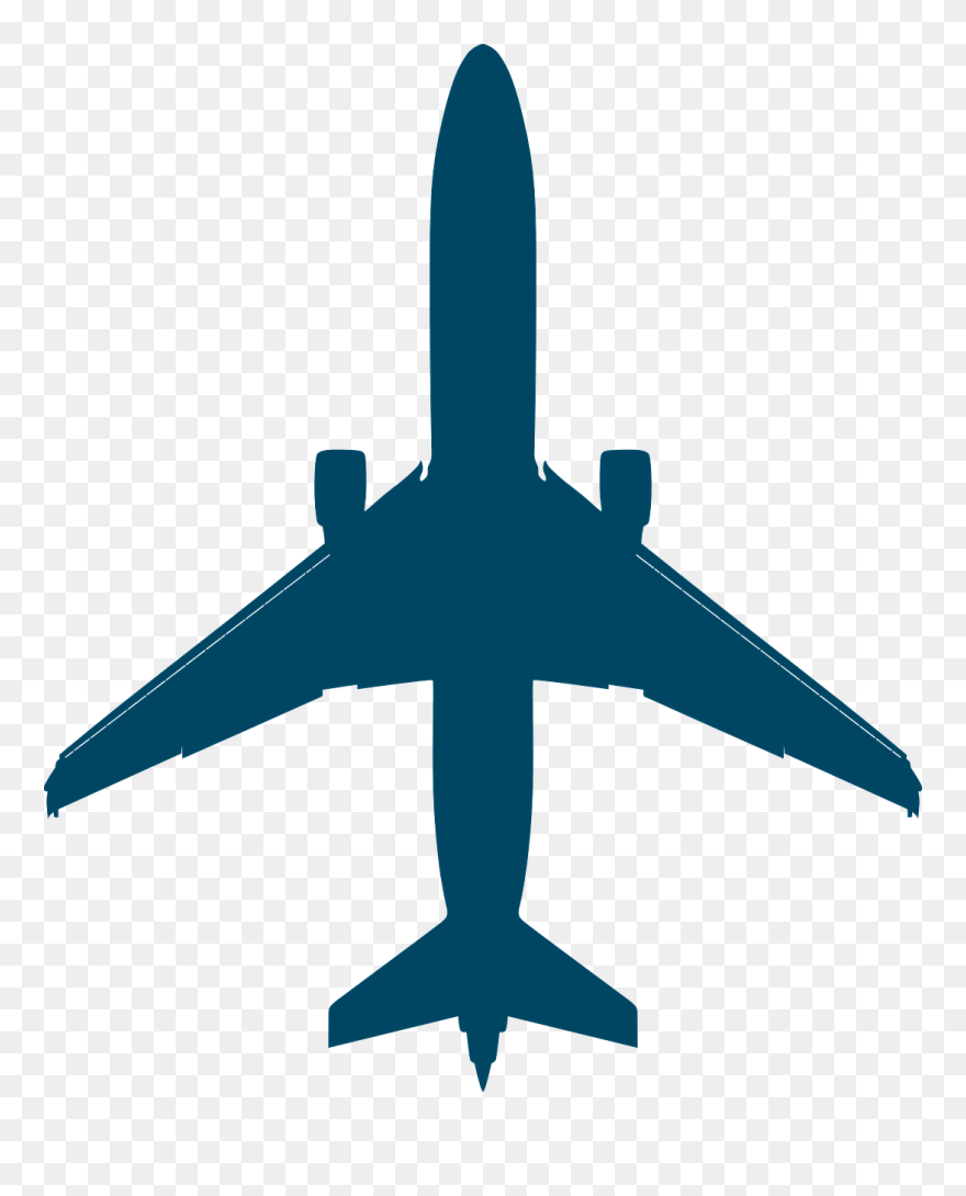 Airplane Aircraft Boeing 737 Clip Art - Clear Background Airplane Clipart Transparent - Png Download