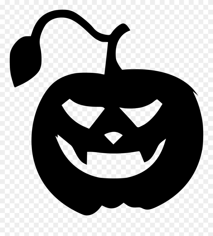 Jack O" Lantern Halloween Pumpkin Computer Icons Clip - Pumpkin Halloween Clipart Black And White - Png Download