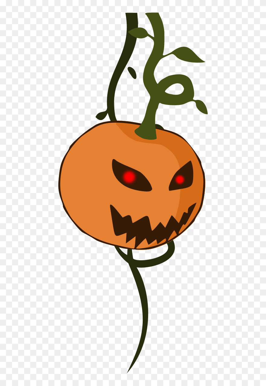 Cartoon Jack O" Lantern Pumpkin Clipart By Purzen - Clip Art Hanging Pumpkin Transparent - Png Download
