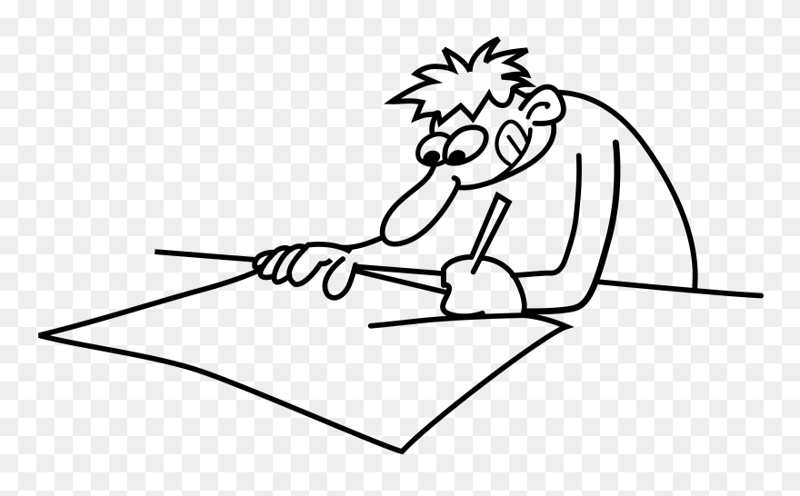 Collection Of Free Thinking Drawing Cartoon Download - Drawing Of Someone Drawing Clipart