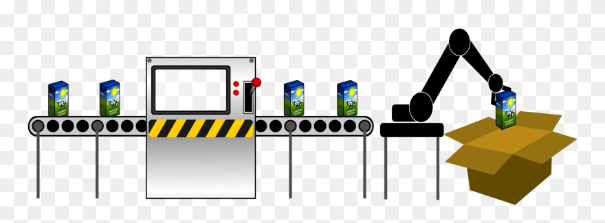 Graphic Design,area,text - Assembly Line Conveyor Belt Clipart - Png Download
