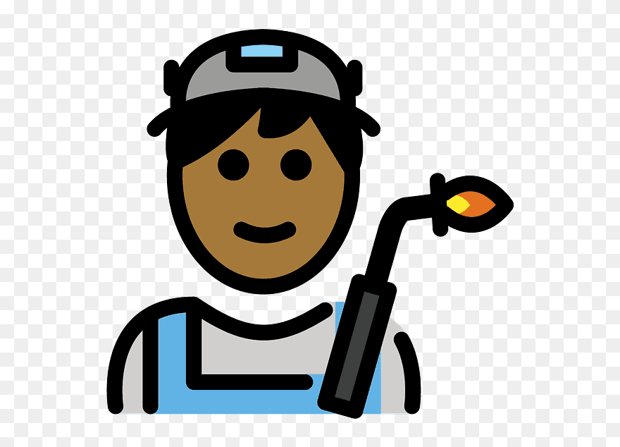 Factory Worker Emoji Clipart - Emoji - Png Download